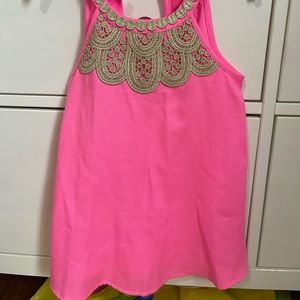 2T Mini Pearl Shift Dress Prosecco Pink- Lilly Pulitzer